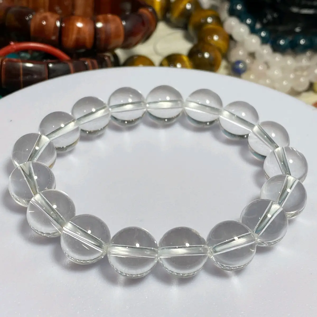 Vòng lắc tay TA trắng 8mm, 10mm, 12mm