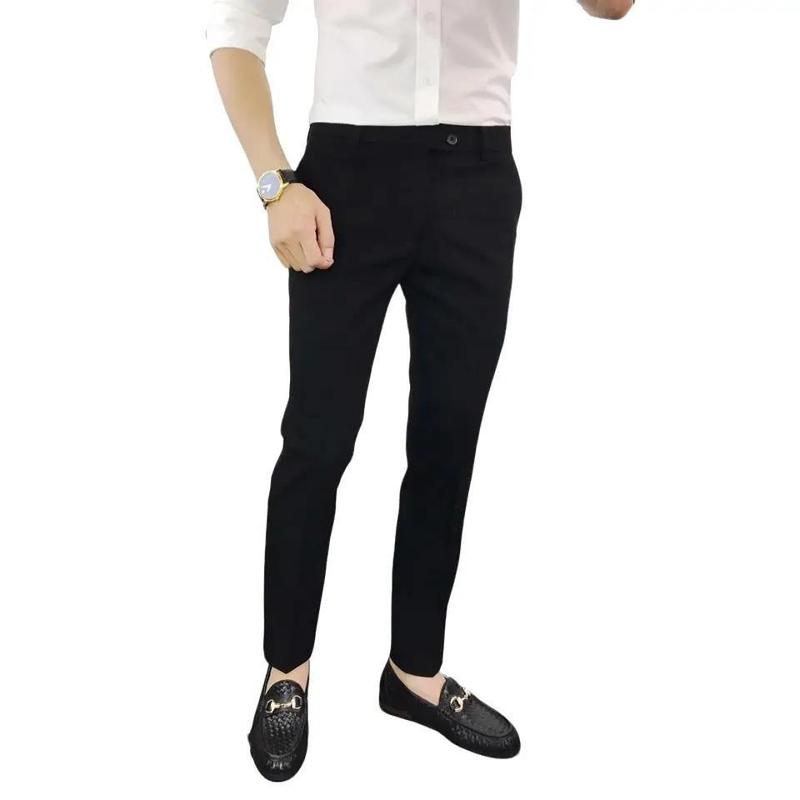 Quần dài tây nam, quần âu nam hàn quốc vải cotton co giãn 4 chiều, quần tây âu nam chuẩn form. Menswear Pants