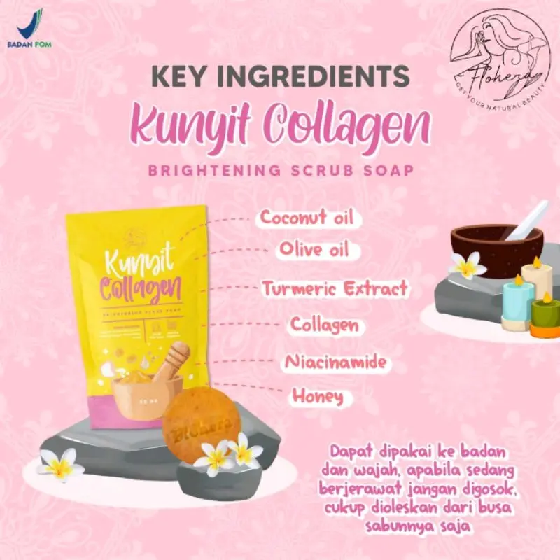 *FREE GIFT* SABUN KUNYIT COLLAGEN FLOHERA