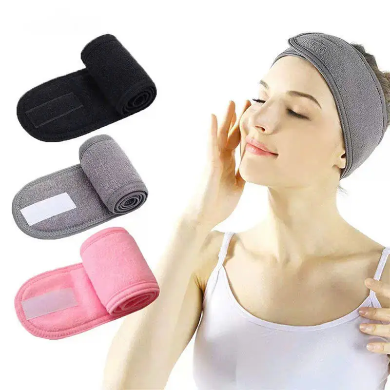 Băng Đô Quấn Đầu Spa Thể Thao & Yoga, Ngăn Mồ Hôi - Chất Liệu Mềm Mại, Thoáng Khí, Thích Hợp Cho Tập Luyện 2