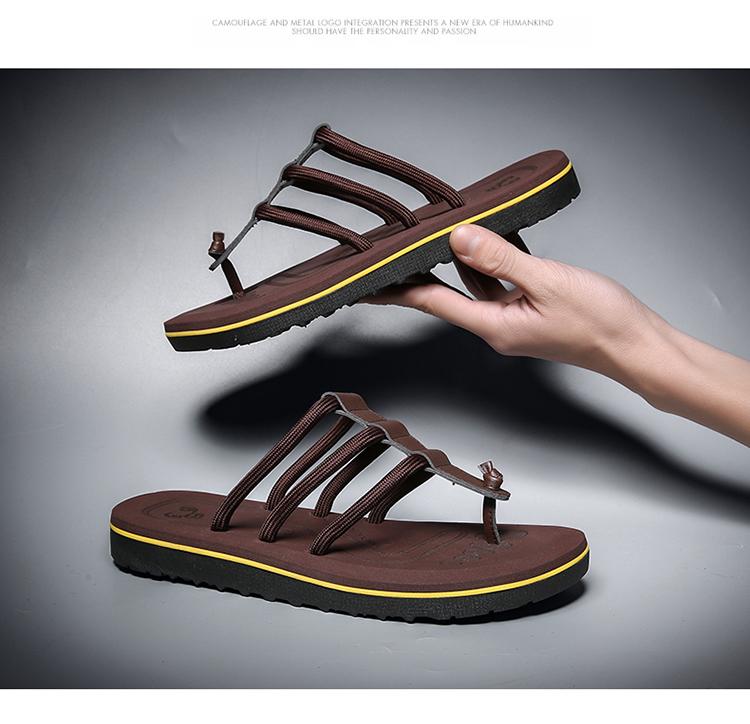Product Introduction of Summer New Sandals, Men's Anti slip Outer Wear EVA Slippers, Men's Leisure Beach Flip Flops 26