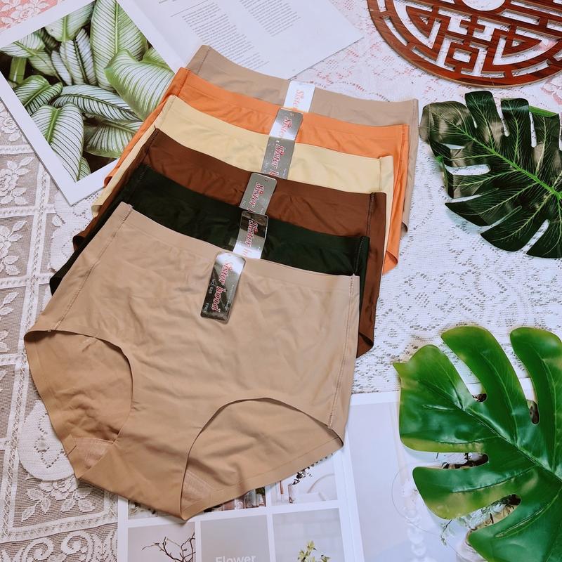 [628] Quần chip BIGSIZE su thái cạp cao không lộ viền 45-85kg Nữ Quần Lót Women