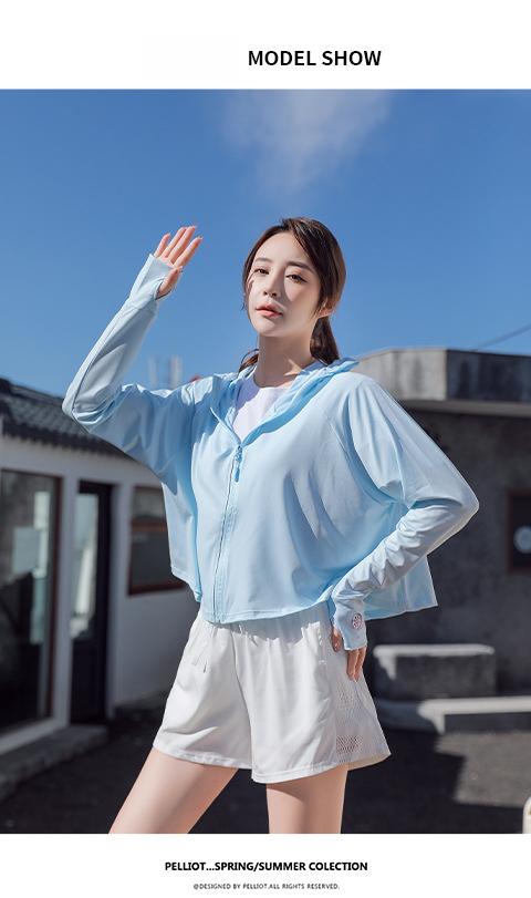 Product Introduction of Ice Silk Sun Protection Clothing Women's Loose Breathable Cloak UV-Proof Sun-Proof Thin Coat Sun-Protective Clothing 9