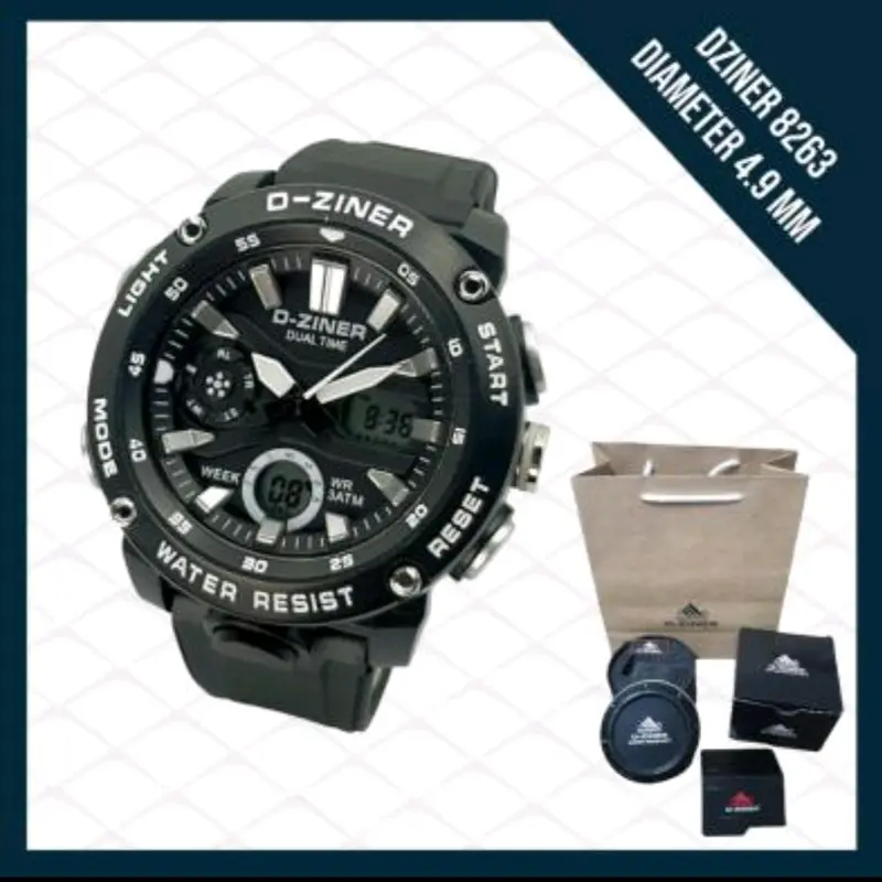 jam tangan pria double time water resistant 0