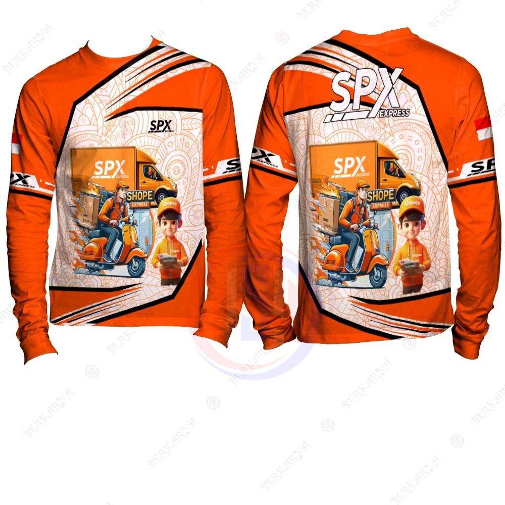 เสื้อยืดแขนยาว SPX Express, แพ็คเกจคนขับเสื้อผ้าผู้ขับขี่, วัสดุเจย์, เหมาะสำหรับการโปรโมต SPX Expre