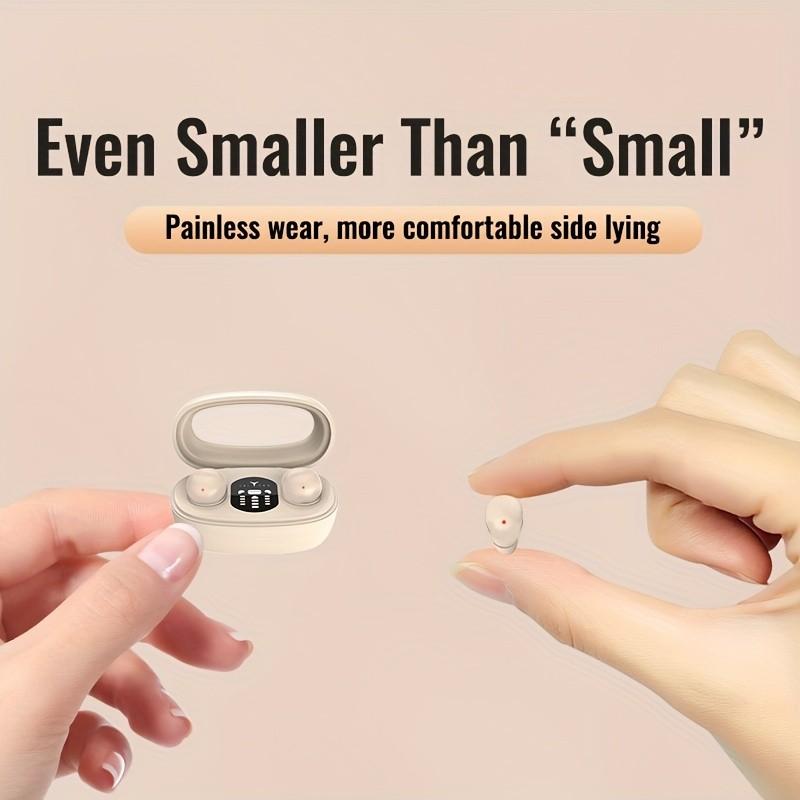 Tai nghe ẩn vô hình, siêu nhỏ, thích hợp cho tai nghe ngủ không dây Nhỏ Giảm tiếng ồn trong tai Nhỏ Tai nghe ngủ, tai nghe vô hình 1