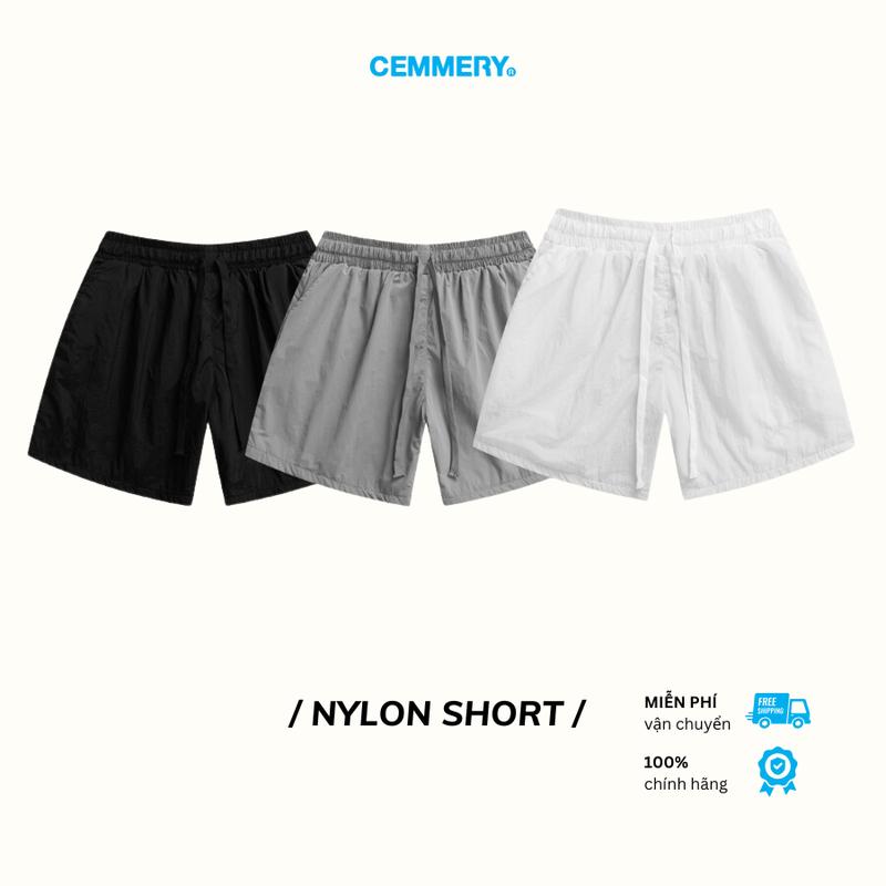 Quần Short Dù CEMMERY Local Brand POLY SHORT Unisex Nam Nữ Menswear Quần Lửng 3 MÀU