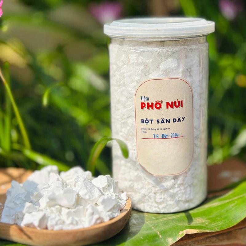  Bột Sắn Dây Thiên Nhiên 500gram Hũ - Tiệm Phố Núi 