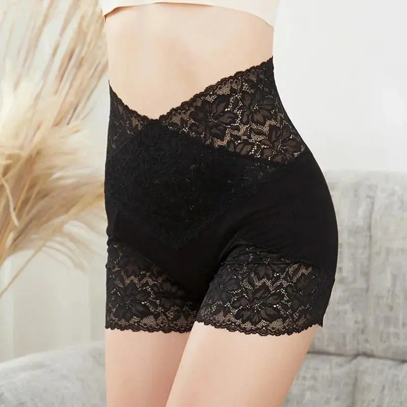 Safety Short Pants Women Seamless Underwear Sexy Lace Shorts With High Waist  Panties Shorts Hot Pants Shorty Cotton Womenswear Comfort Innerwear Bridal