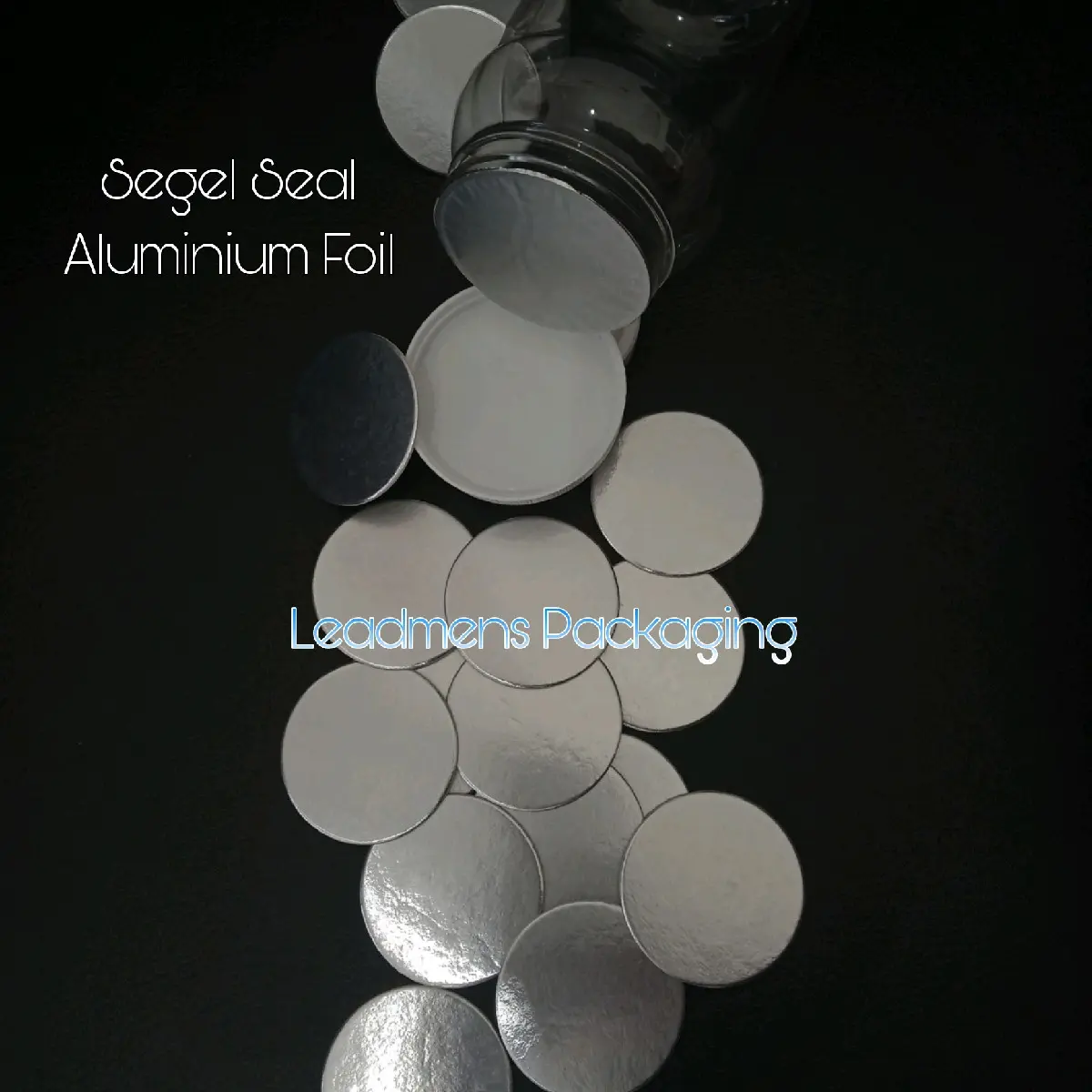 [isi 1000pcs] Ukuran 3.7cm/37mm Segel Seal Aluminium Foil PP/PET/HDPE