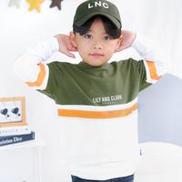 Gambar Lily And Clark Sweater Anak Laki-Laki Kece Warna Putih Combine Hijau ST16 Fashion dari Lily And Clark Kota Cimahi 2 Tokopedia