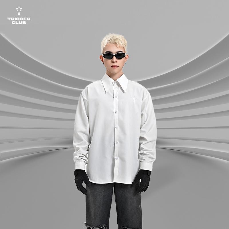 TRIGGER MINIMALIST WHITE SHIRT