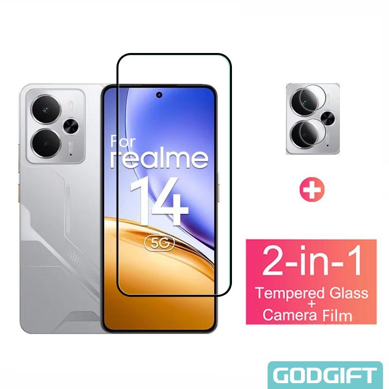 กระจกนิรภัย, สำหรับ Realme 14T และ Realme 14X, ฟิล์มกันรอย, สำหรับ Realme 14, 14X, 14T 5G และ 4G, พร