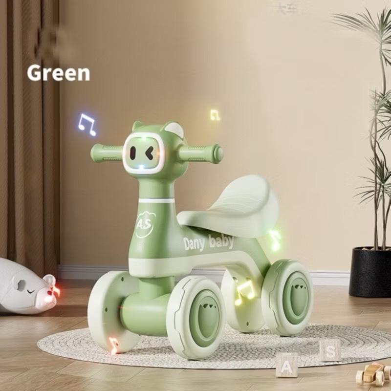 Xe chòi Mèo dành cho bé từ 1-3 tuổi có nhạc và đèn dễ thương