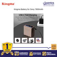 Gambar Kingma T-NPF970 7800mAh Battery for Sony Video Camera LED Lights Portable Monitor dari Sentra Digital Kota Surabaya 5 Tokopedia