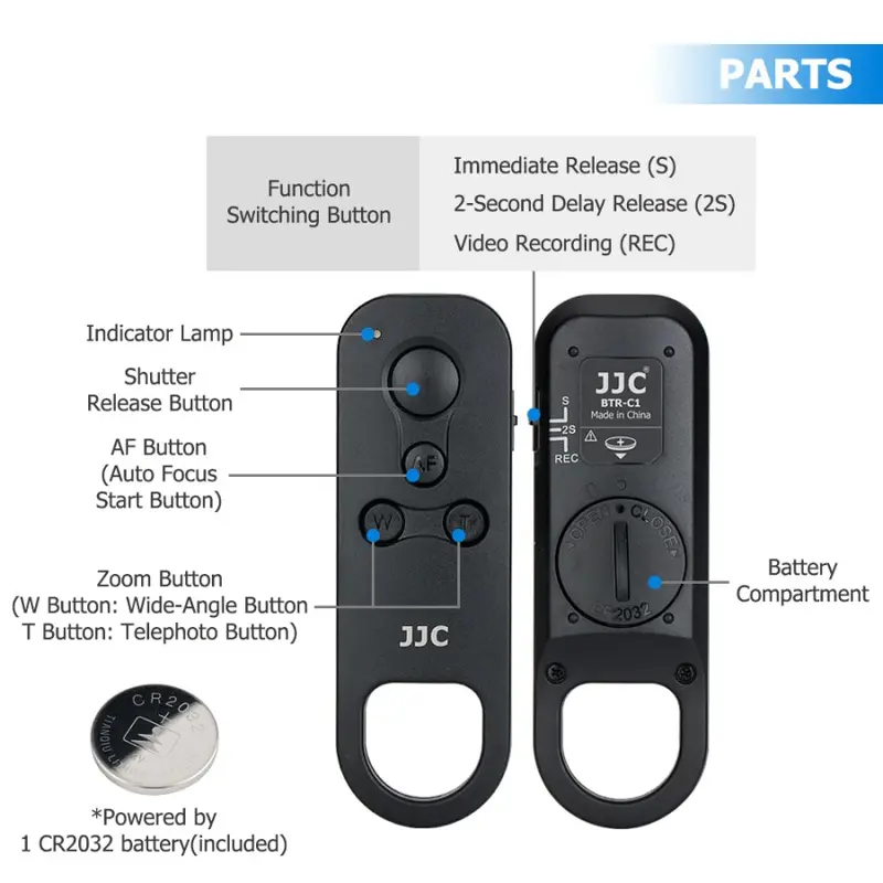 JJC Wireless Bluetooth Remote BTR-C1 untuk Canon EOS dan Powershoot - Camera, Kamera 1