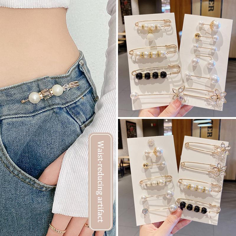 Product Introduction of Trâm Cài Quần Áo Thời Trang Cho Nữ, 1 Bộ, Điều Chỉnh Eo, Ghim Cài Ve Áo, Áo Len, Váy, Ghim Cài, Huy Hiệu, Khóa, Phụ Kiện Tự Làm 17