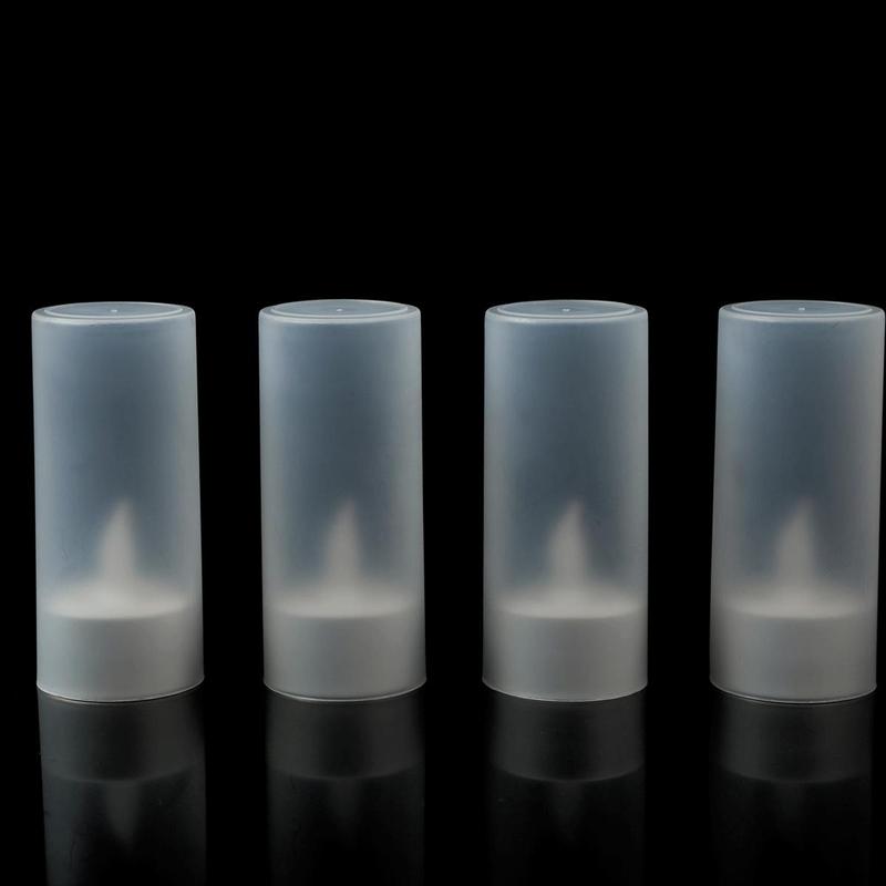 USB Rechargeable LED Candle Light, Flameless Decorative Candle Light, Decorative Candle Lamp for Home Party Wedding Church Room 4