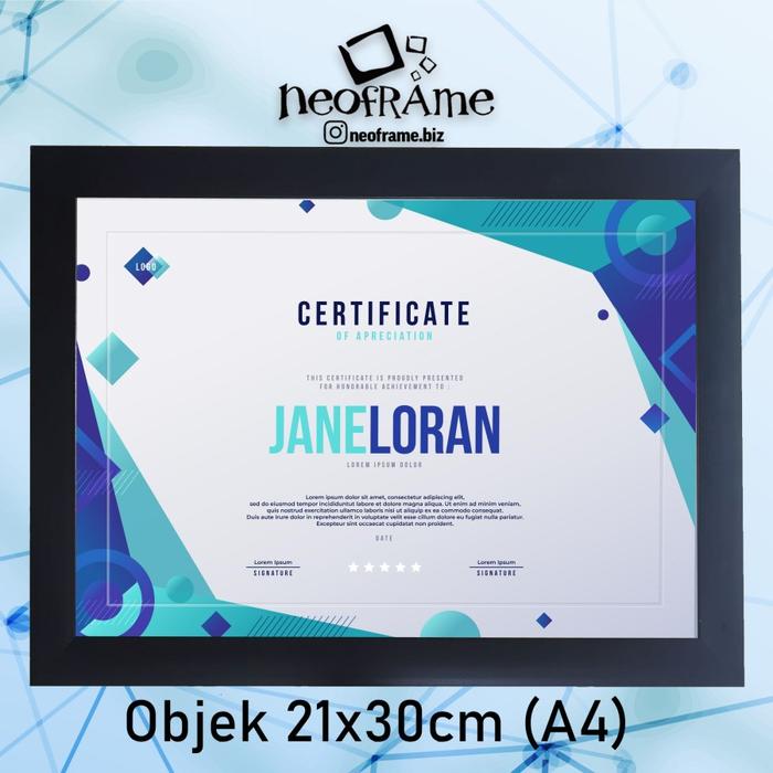 Jual Neoframe - Bingkai/Frame A4 21x30cm dan F4 21x33cm seri Flat 250 ...