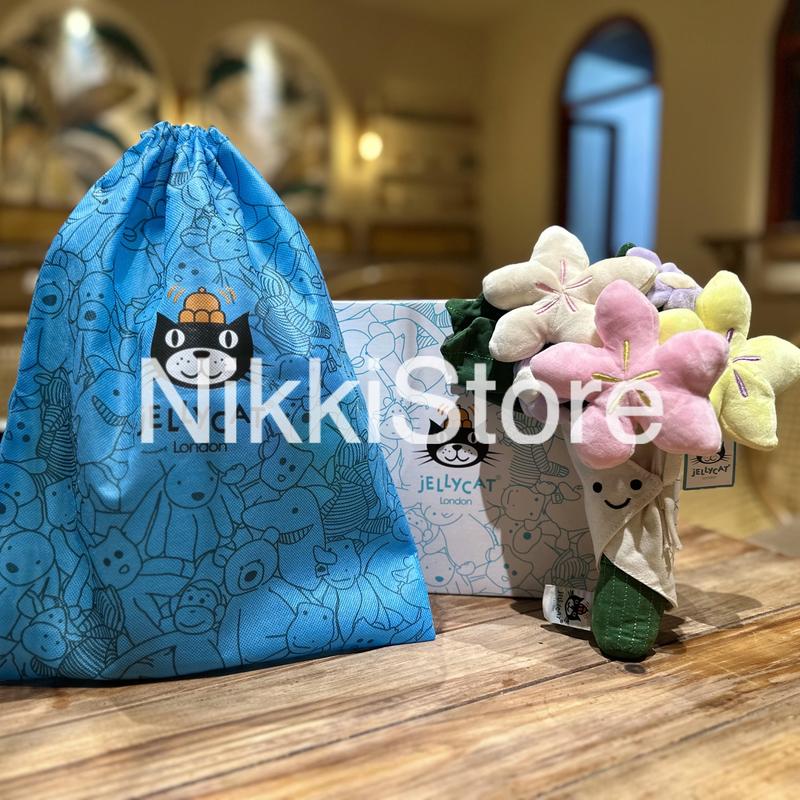 Jellycat Bó Hoa Bằng Bông, Gấu Bông Jellycat, Thú Bông Jellycat, chất liệu mềm mịn cao cấp Toy Đồ Chơi Voi