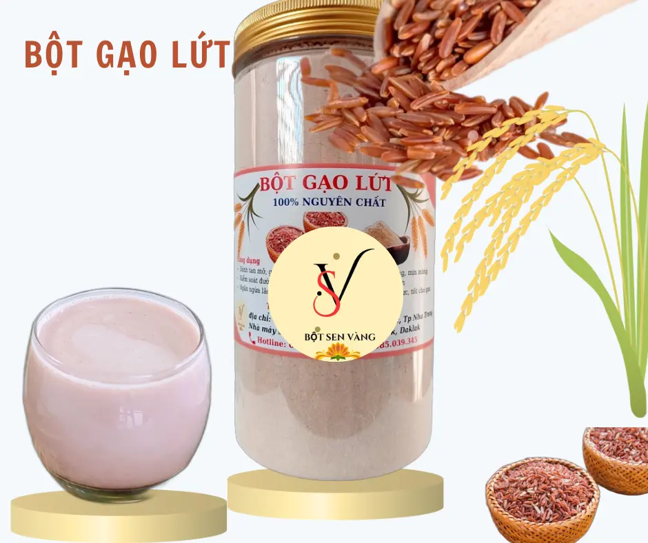 Bột gạo lứt || 500g - Sen vàng food