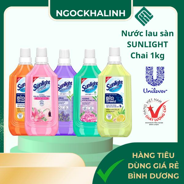 Nước lau sàn SUNLIGHT làm sạch an toàn Chai 1kg