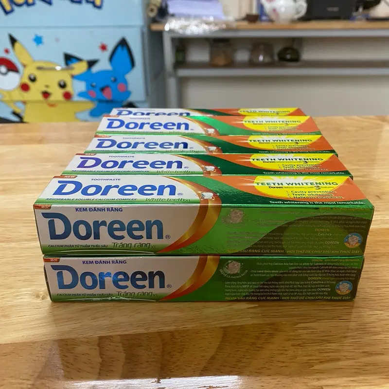 Combo 10 tuýp kem đánh răng doreen 45g 1