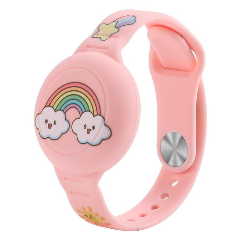 Product Introduction of New Silicone Silicone Strap Waterproof Replacement Kids Bracelet Case Bracelet Tracker Accessories Child Wristband for Apple Airtag 9