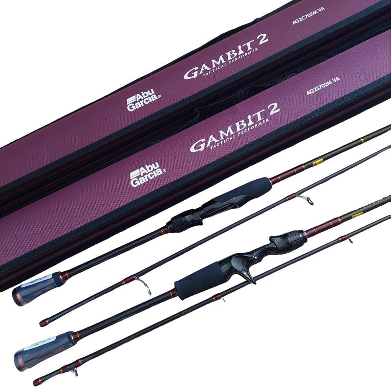 Cần Câu Lure Abu Garcia Gambit 2 Khoen Fuji Phôi Carbon Câu Cá Bắt Cá Câu Cá Bắt Cá Đi Câu Fishing Nam