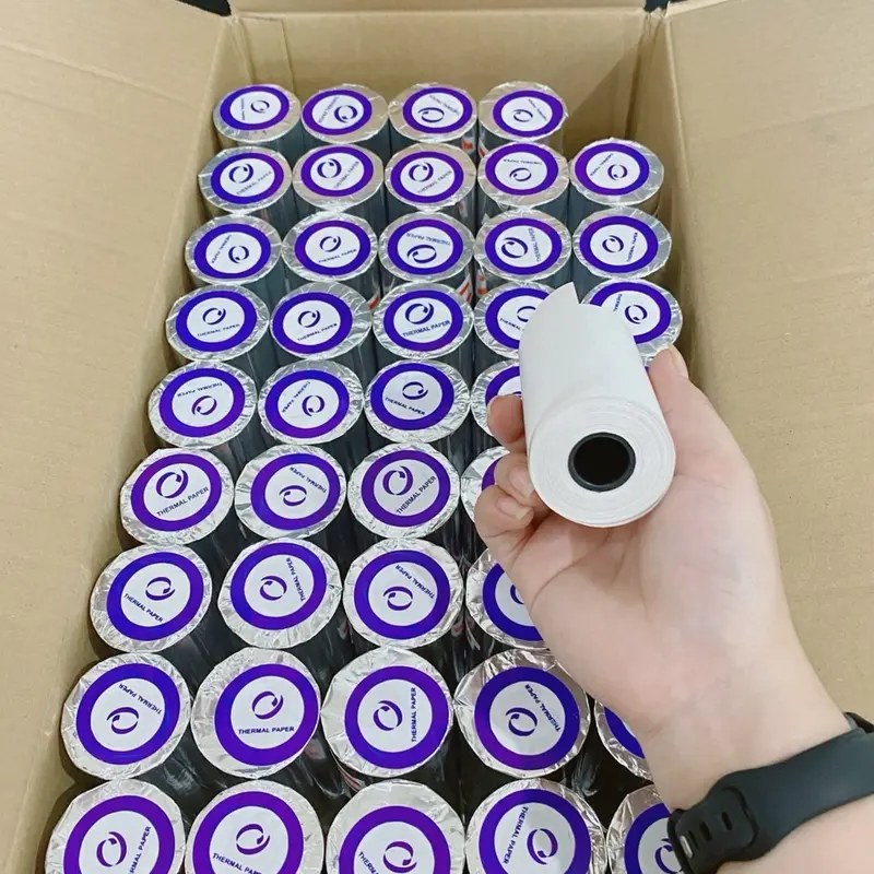 ￼Giấy in hóa đơn K80x45 , giấy in nhiệt , in bill hóa đơn cho quán ăn , nhà hàng , siêu thị , nhà sách , tạp hóa K80x45mm 0