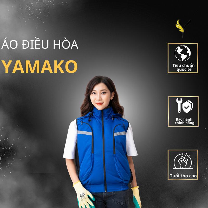   ÁO RỜI  Áo quạt điều hoà ghile bán rời Nhật Bản Yamako áo khoác điều hoà gi lê chính hãng VUA BẢO HỘ - Xanh DK Nam Có Túi Menswear 