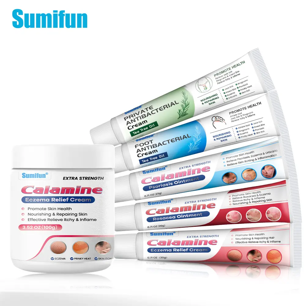 Calamine Tea Tree Oil Skin Care Emulsifiable Paste Acne Cream Anti-Itch Ointment
