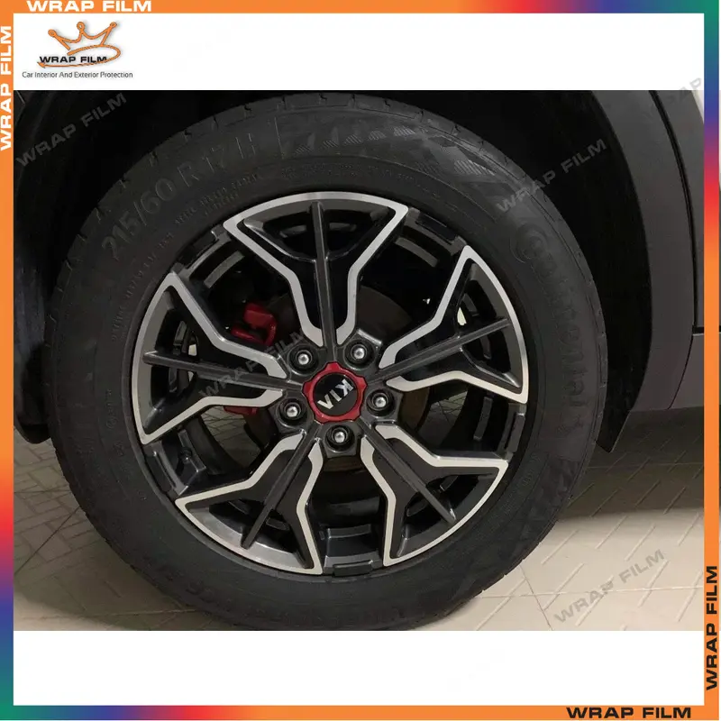 GIÁ BAO GỒM  BÁNH Bộ Decal dán mâm Seltos(5bánh) 5
