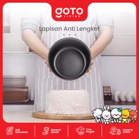 Gambar (Promo Special) Goto Dondon Rice Cooker Penanak Nasi Magic Com Low Watt 1,5 Liter - FLOWER GREEN dari Goto Living Kota Tangerang 4 Tokopedia