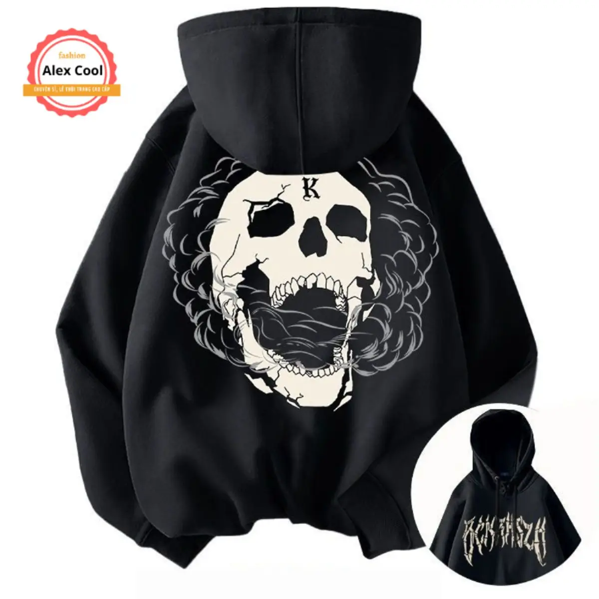 Áo hoodie nam unisex dày dặn form rộng chất nỉ bông có mũ trùm đầu Alex cool HD32