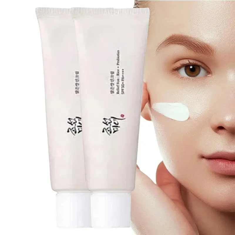 Kem Chống Nắng Lợi Khuẩn Gạo Hàn Quốc, Kem Chống Nắng Giảm Nắng, SPF 50 +, Chống Nắng Cao, Dưỡng Ẩm, Dưỡng Ẩm, Kem Dưỡng Da Chống Nắng Da, Kiểm Soát Dầu Skincare Nữ