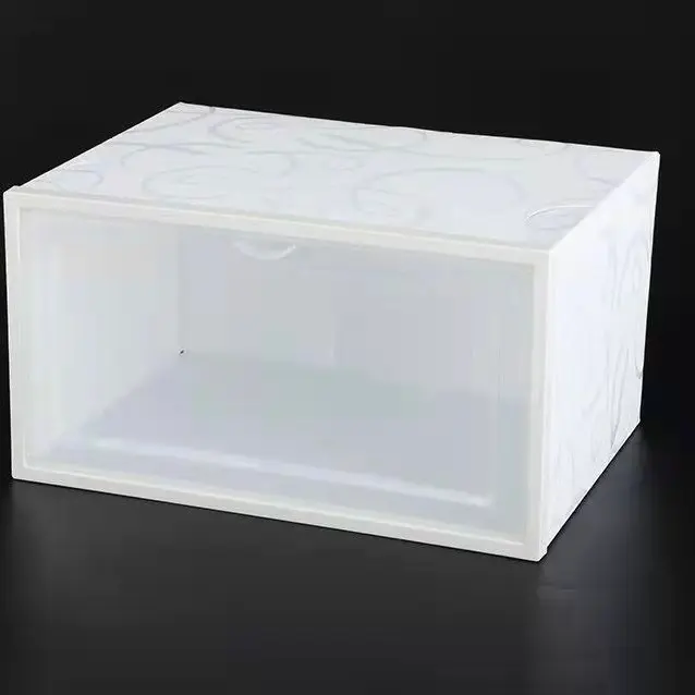 [HomeX] Hộp đựng giày dép tủ giày nắp nhựa cứng trong suốt, size lớn chịu lực 4kg