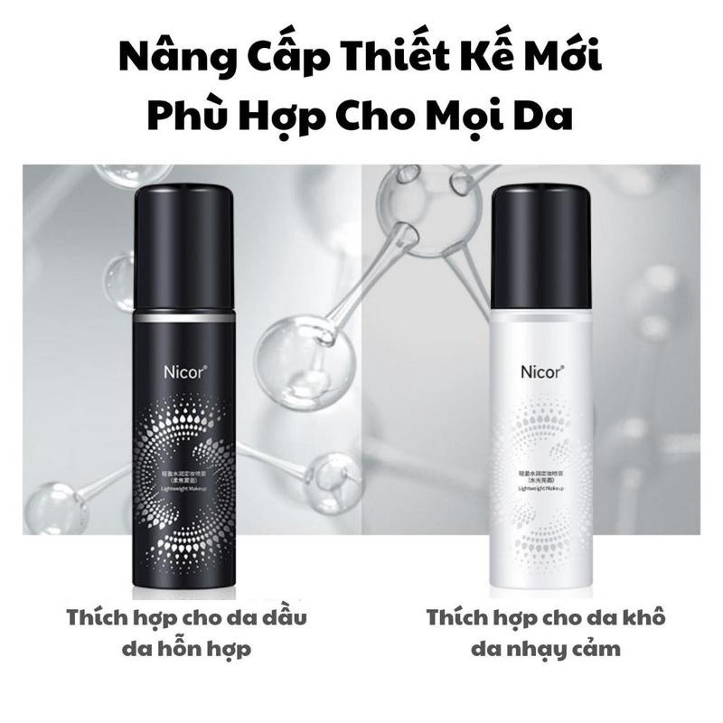 Xịt Khoá Nền Cố Định Lớp Trang Điểm Dưỡng Ẩm Tiện Lợi Xịt Khóa Makup Kiềm Dầu Lâu Trôi Căng Bóng Cosmetic Nữ Women Mỹ Phẩm 1