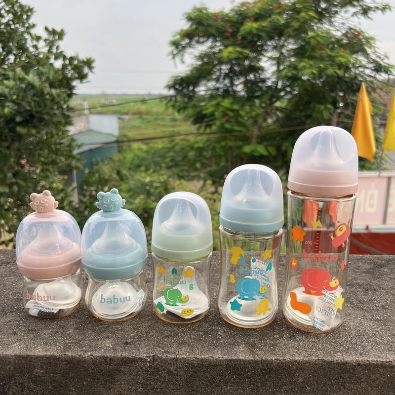 Bình sữa Babuu baby 90ml 120ml 160ml 240ml 300ml cho bé từ 0-9 tháng