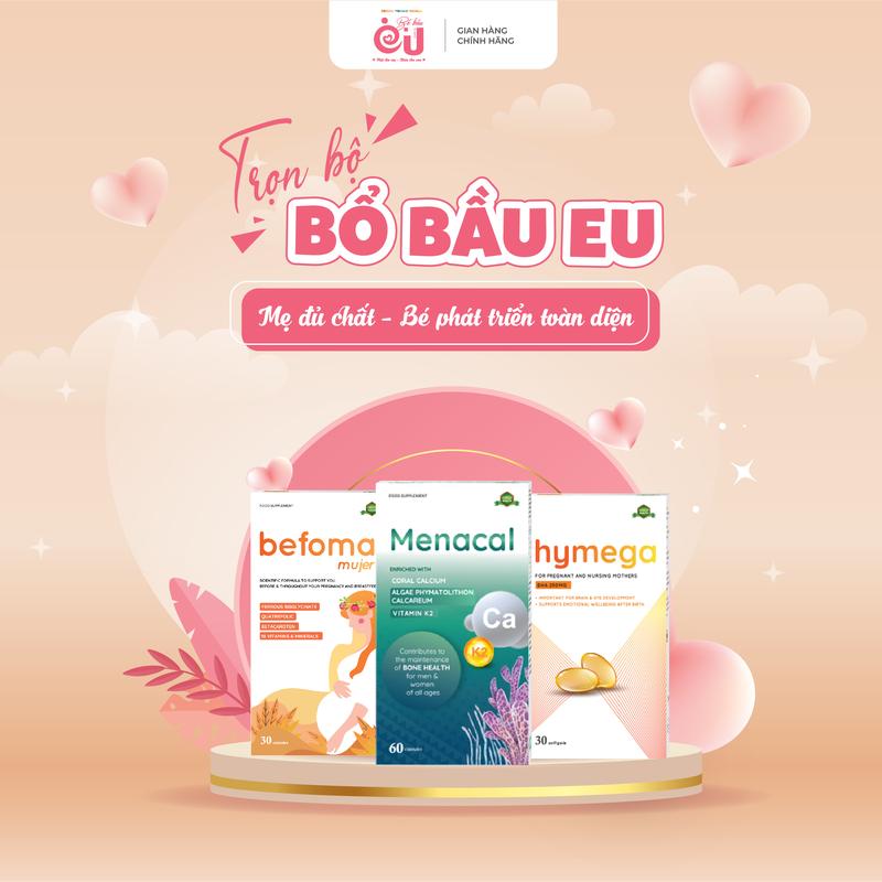 Bộ 3 Aplicaps - Canxi Menacal - Vitamin tổng hợp Befoma - DHA Hymega bổ sung canxi, vitamin, sắt, DHA cho người lớn