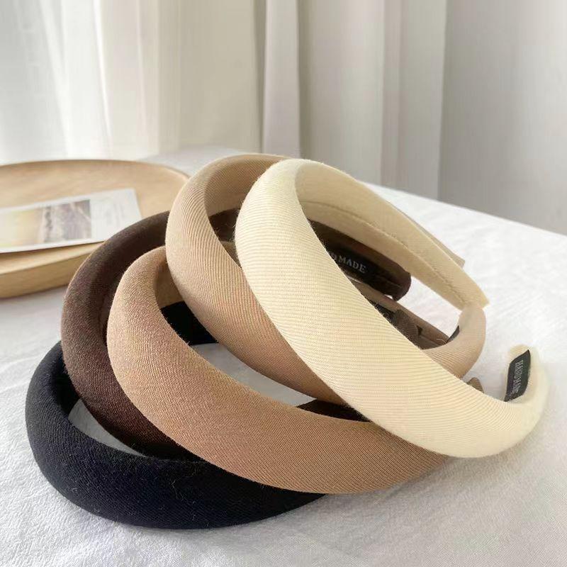 Product Introduction of South Korea Headband Female Autumn and Winter Simplicity Ins Style High Skull Top Headband High Sense Hair Accessories Hair Tie Hairband Hairpin 2
