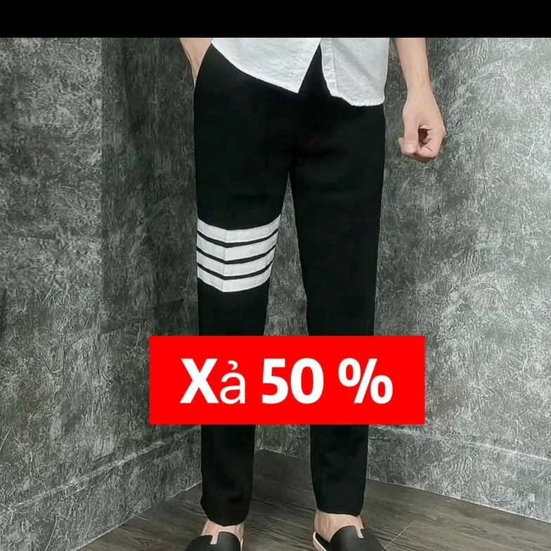 Quần âu nam 4 sọc trắng mẫu hót cho học sinh hàng đẹp Menswear 1