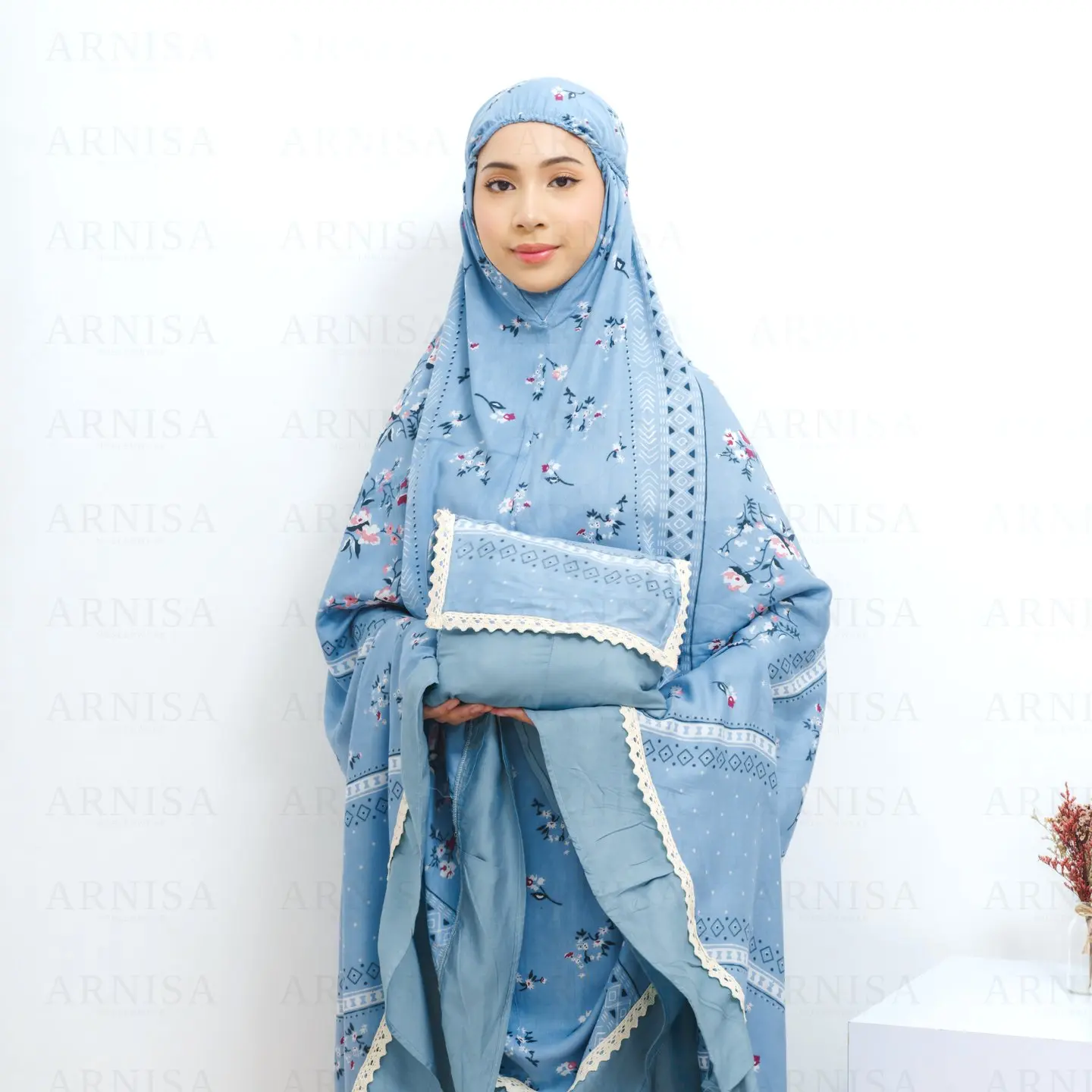 Mukena Jumbo Rayon Dewasa MARISSA Rempel Renda ARNISA atasan bawahan