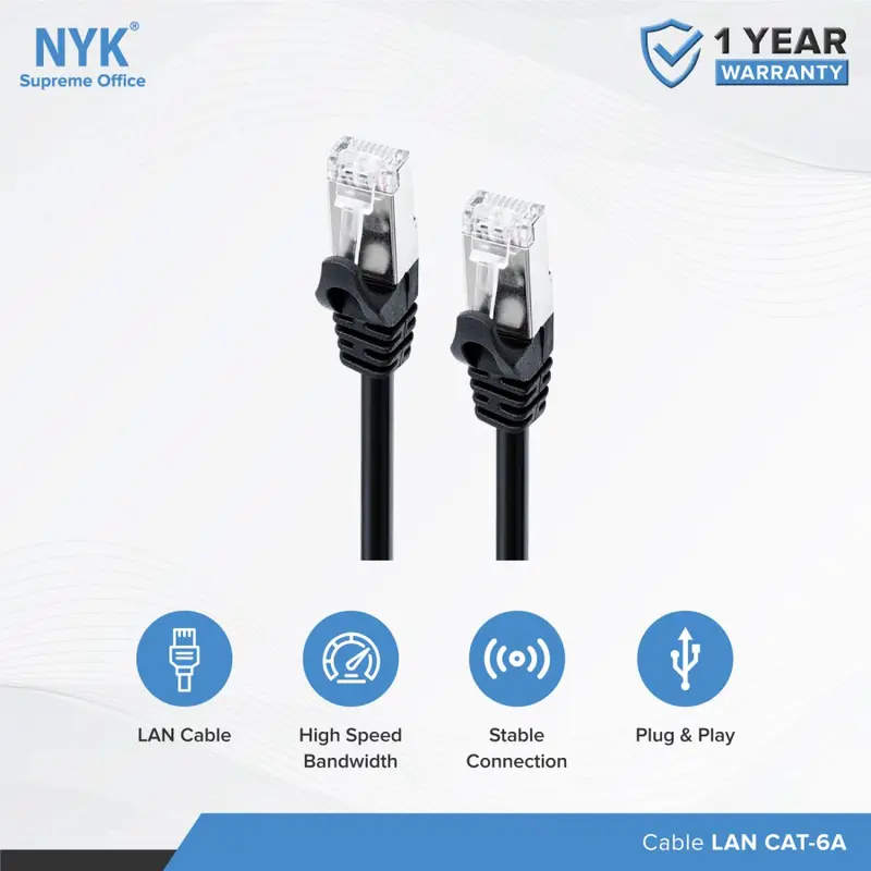kabel LAN Outdoor FTP 20m 20 meter CAT6 CAT 6 JACK Metal Siap pakai 0