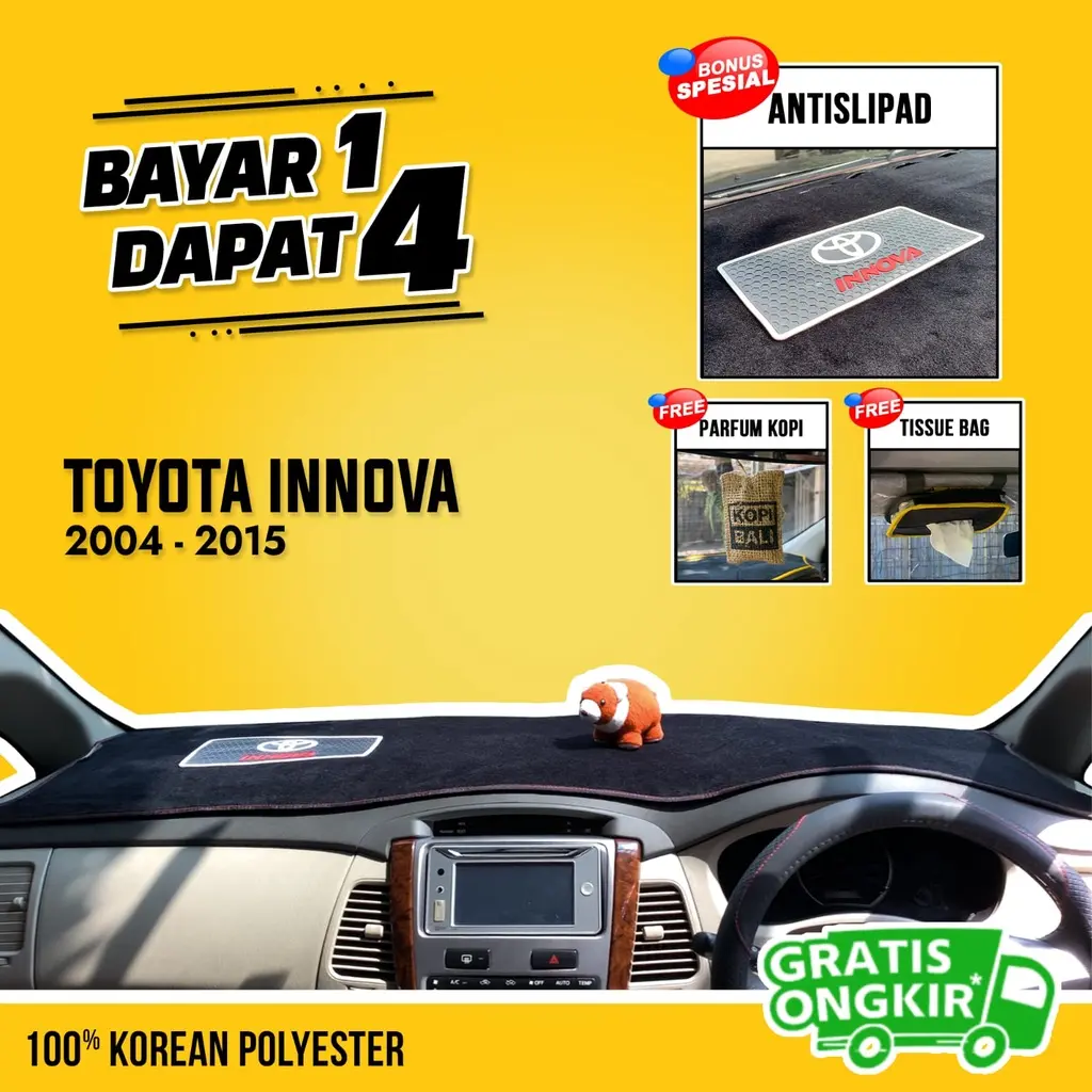 Alas Dashboard Mobil Innova Lama Karpet Dashboard Mobil Automobiles  Automobile Interior Accessories  Sun Shields & Dash Covers Aksesoris Interior Mobil Pelindung Matahari & Penutup Dasbor