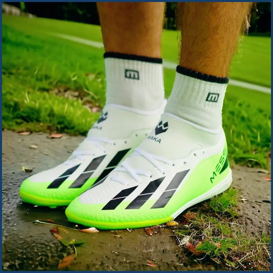Giày Đá Bóng Nam X Crazy Fast Đế Cao Su Size 38-44 Neo 4 Pro - Da PU Công Nghệ Mới, Chất Liệu Nhẹ, Khả Năng Cầm Và Giữ Bóng Tốt Sneaker Sport