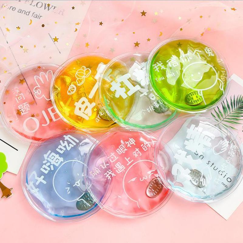 1PCS mùa đông tái sử dụng gel tay ấm hơn in dễ thương in ngay lập tức gói sưởi…