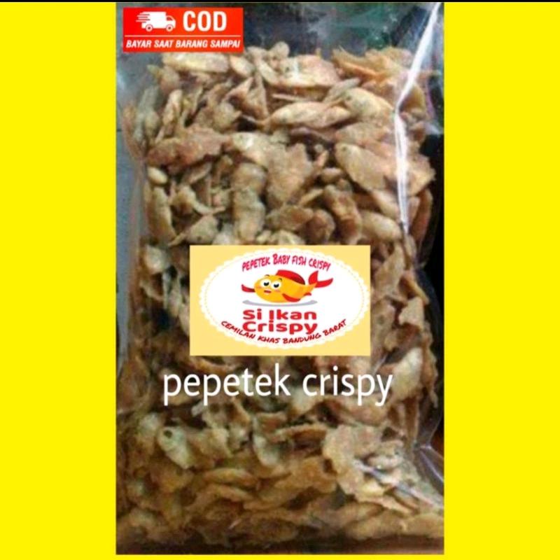 Keripik Ikan Wader Crispy / Baby Fish Crispy Makanan Food Snack Cemilan Camilan Pedas Kripik Masakan 0
