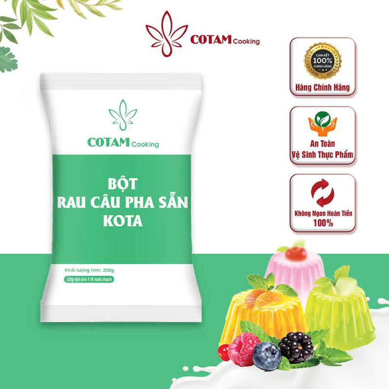 Thạch Rau Câu Pha Sẵn KOTA 500g Chính hãng