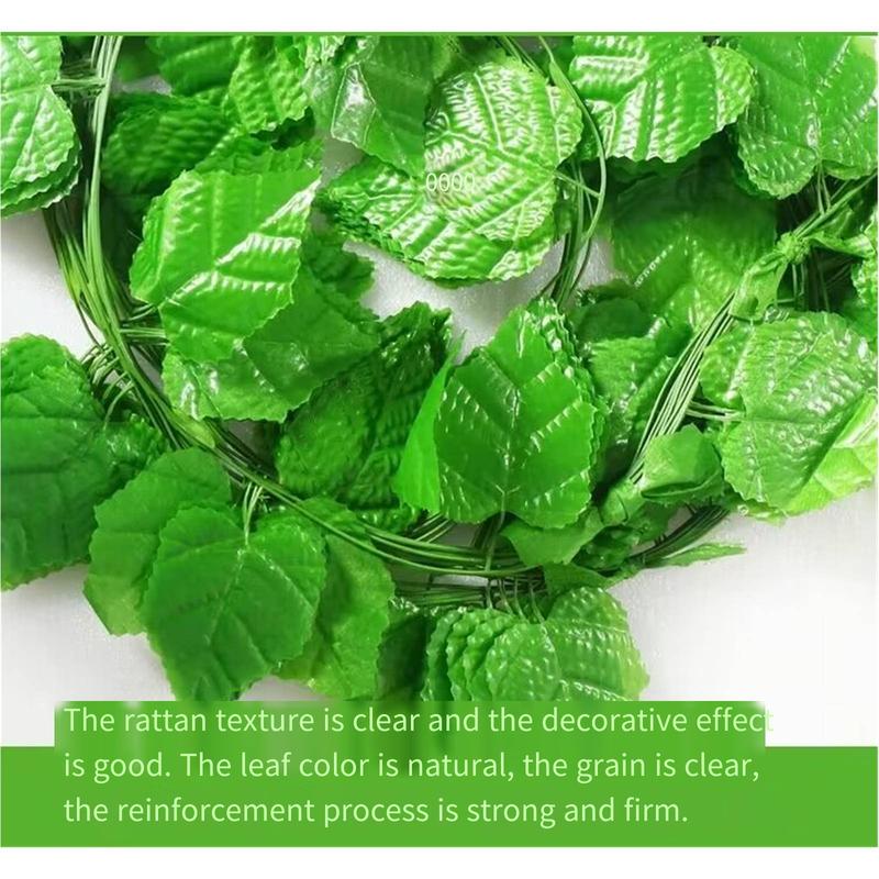 Product Introduction of Cây thường xuân nhân tạo, Cây leo tổng hợp, Lá thường xanh giả, Trang trí vòng hoa giả, Tấm phủ tường xanh, Tấm treo, Thích hợp cho mọi mùa, Sử dụng trong nhà và ngoài trời, Làm bằng nhựa, Dây leo leo bốn mùa Decor Trang Trí Nhà Decor Phòng 12